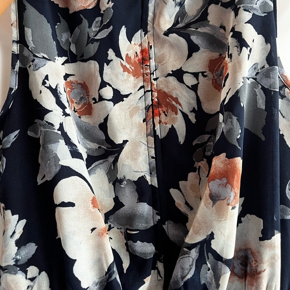 Rue21 Blue and White Pleated Halter Maxi Dress - Picture 7 of 12